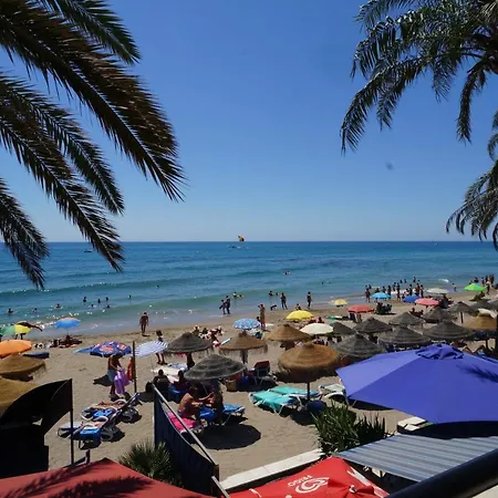 Lägenhet Skol 617 Beachfront Two-bedrooms Duplex With Sea Views Marbella